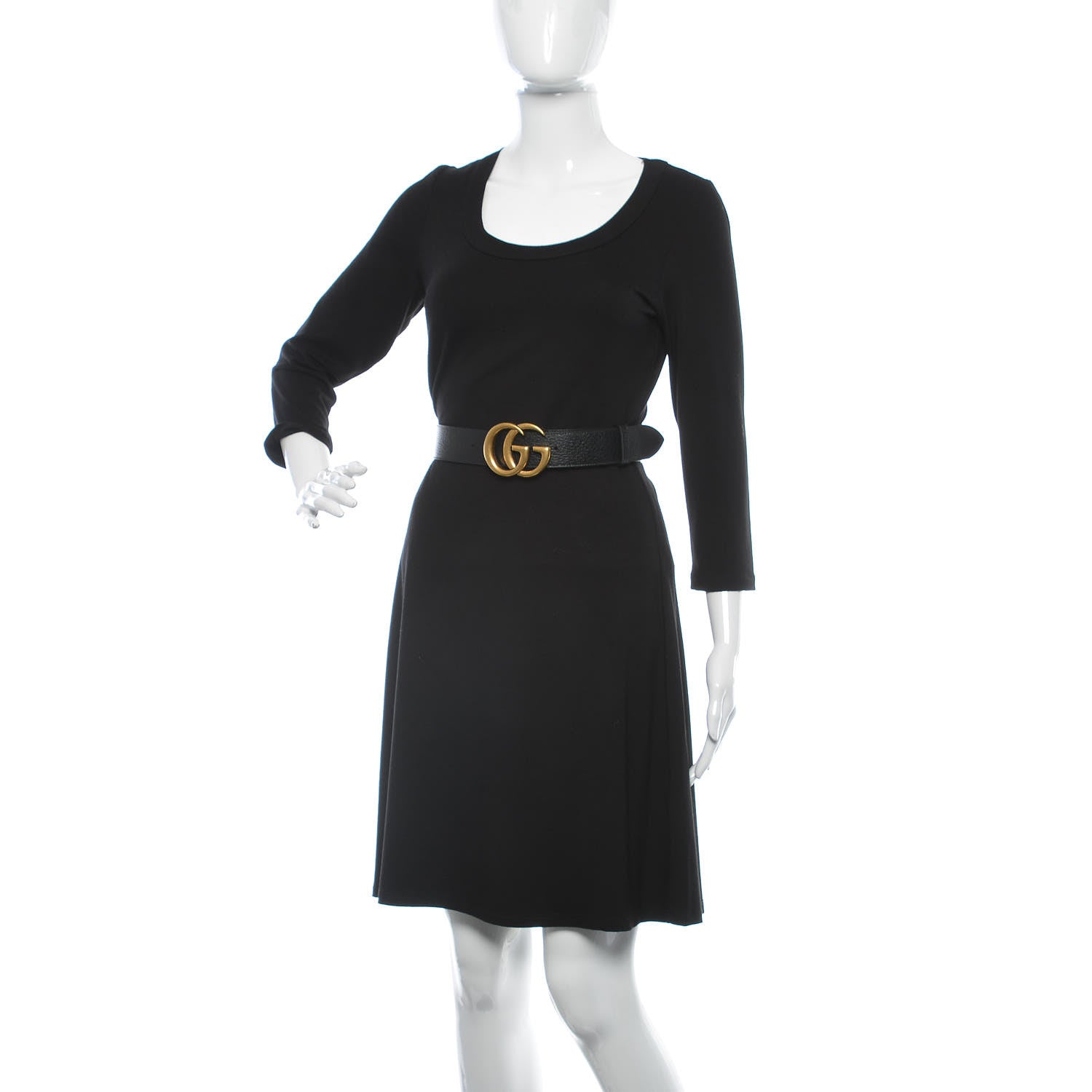 Gucci Textured Calfskin Double G 40mm Belt 85 34 Black 2 of 6