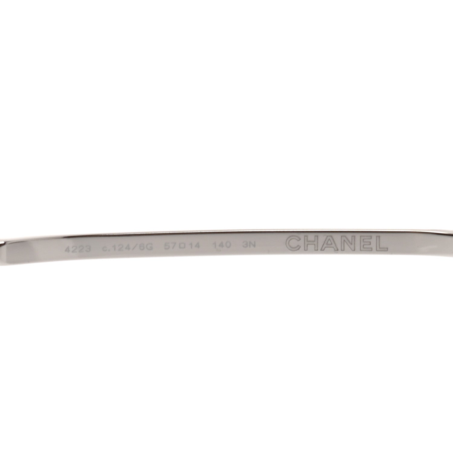 Chanel Mirrored Pilot Summer Sunglasses 4223 Silver 7 of 7