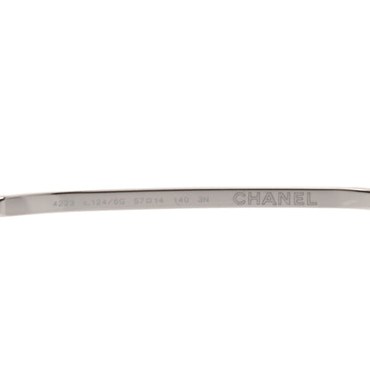 Chanel Mirrored Pilot Summer Sunglasses 4223 Silver 7 of 7
