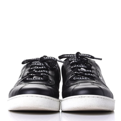 Chanel Calfskin CC Womens Sneakers 40.5 Black 2 of 11