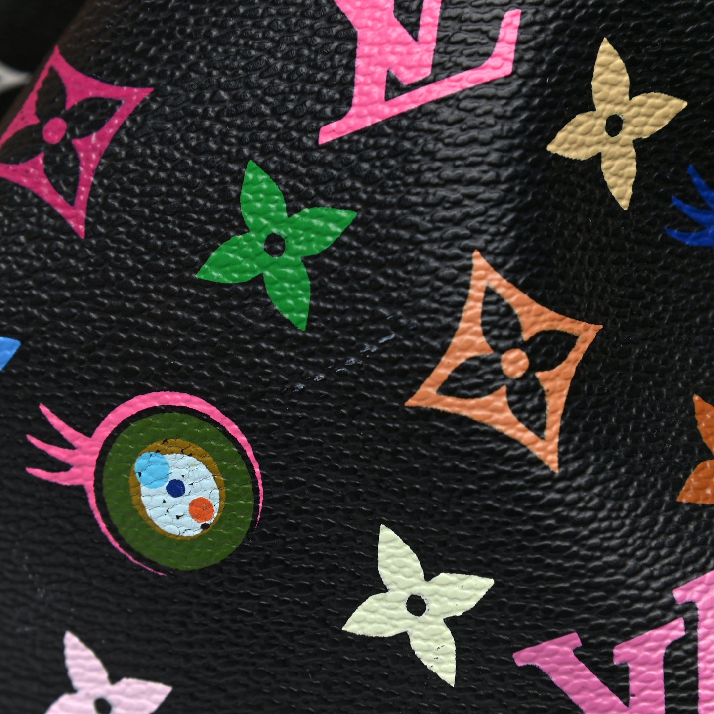 Monogram Multicolor Murakami Eye Love You Black
