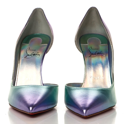Christian Louboutin Iridescent Nappa Lam Licorne Iriza 100 Pumps 38 Multicolor 2 of 8