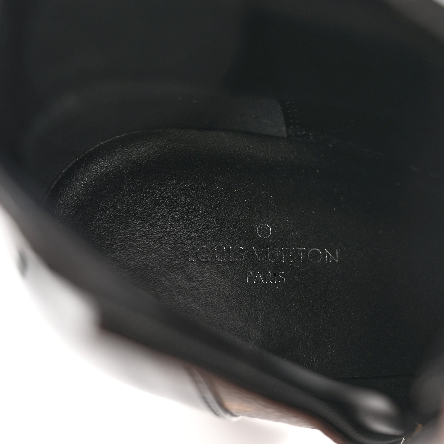 Patent Calfskin Monogram Star Trail Ankle Boots 36.5 Black