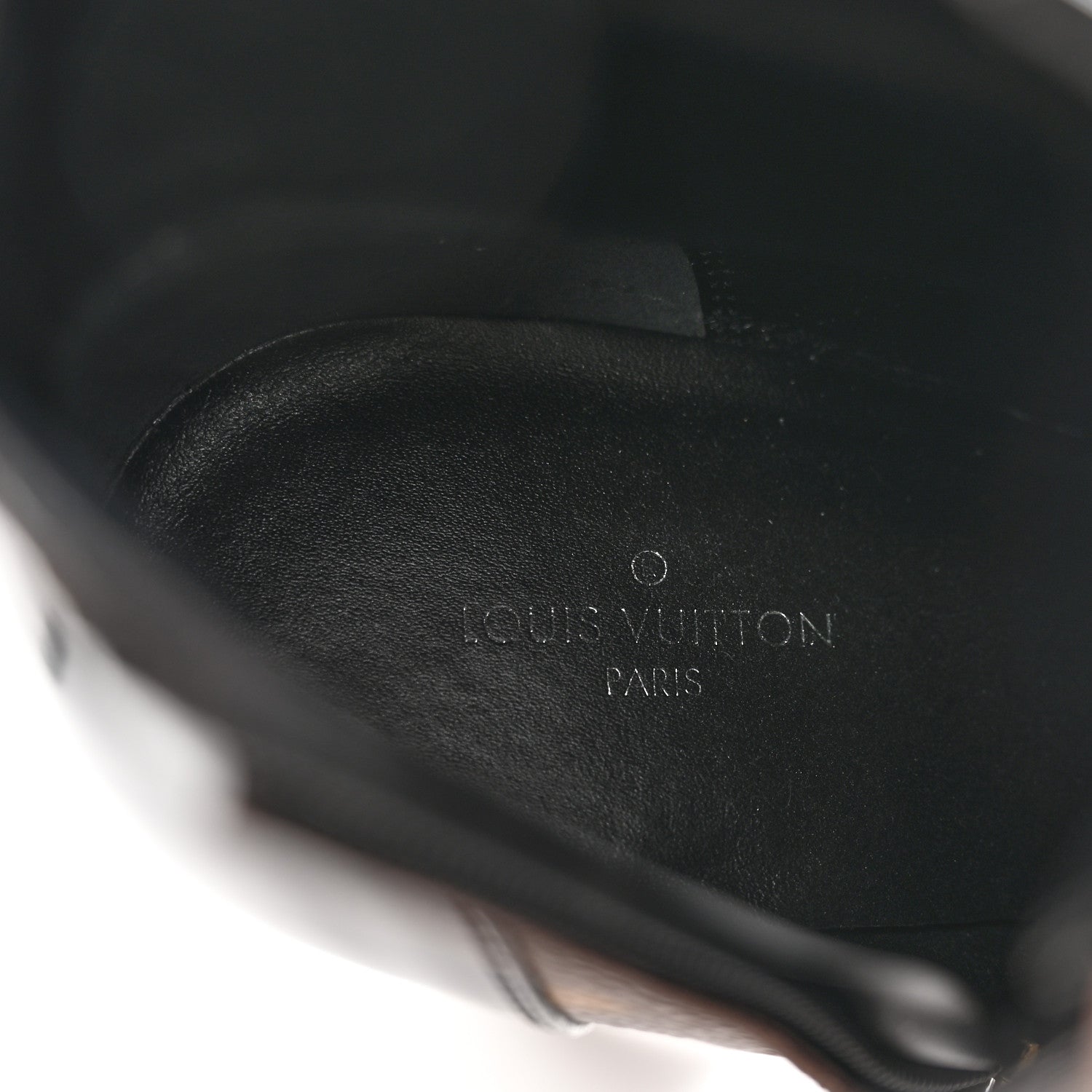 Louis Vuitton Patent Calfskin Monogram Star Trail Ankle Boots 36.5 Black 7 of 26