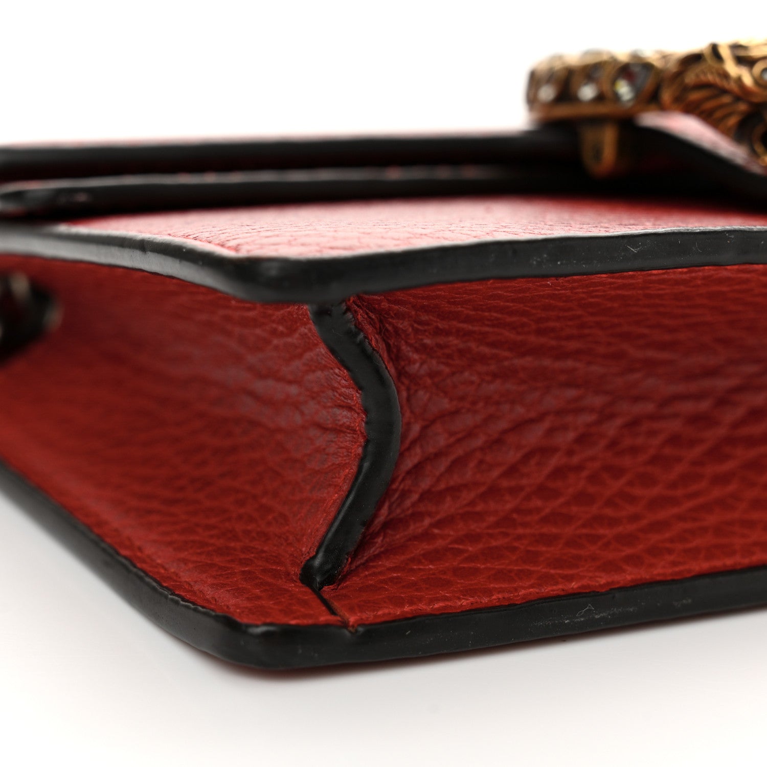 Gucci Calfskin Super Mini Dionysus Shoulder Bag Hibiscus Red 9 of 10
