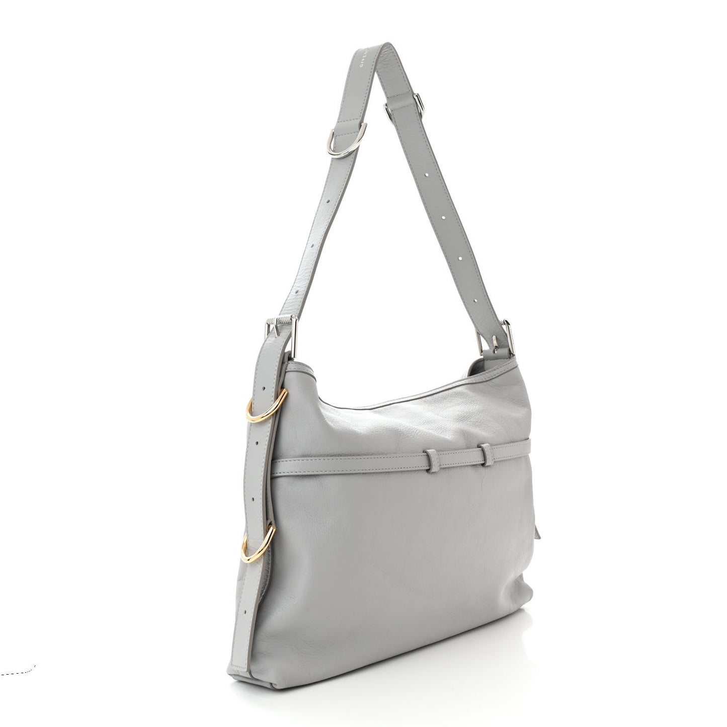 Calfskin Medium Voyou Bag Light Grey