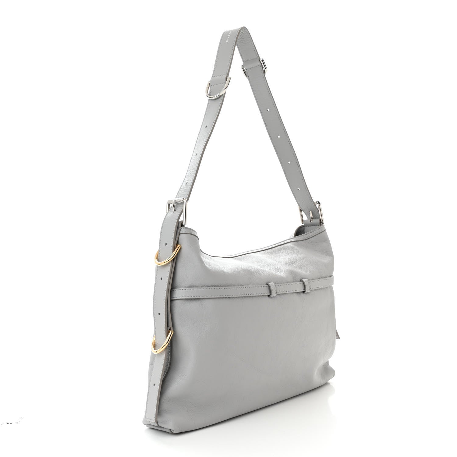 Givenchy Calfskin Medium Voyou Bag Light Grey 3 of 10