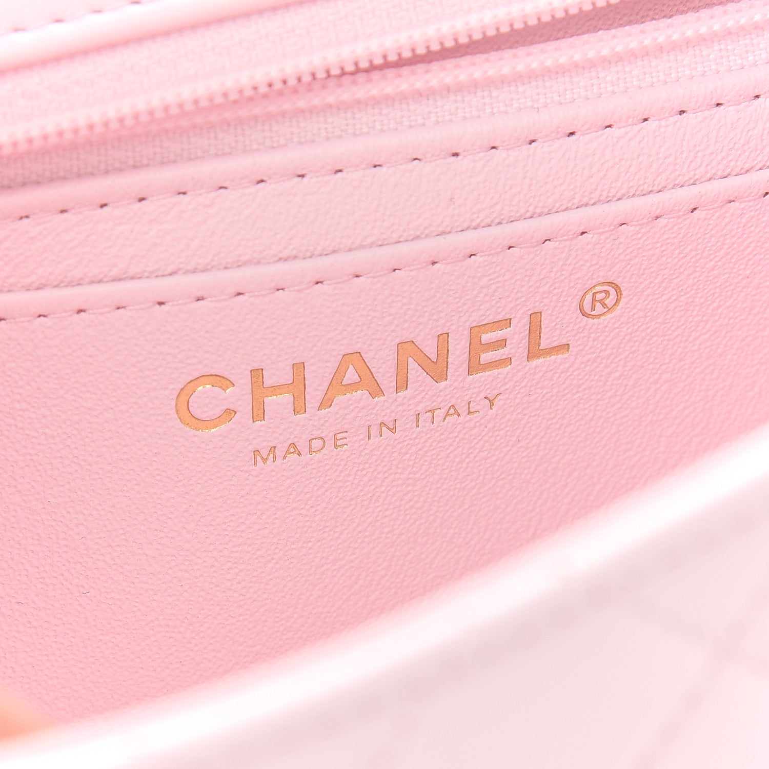 Chanel Lambskin Quilted Mini Top Handle Rectangular Flap Light Pink 6 of 9