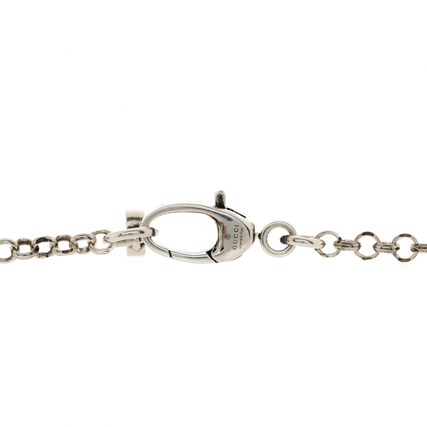 Sterling Silver Double G Key Bracelet