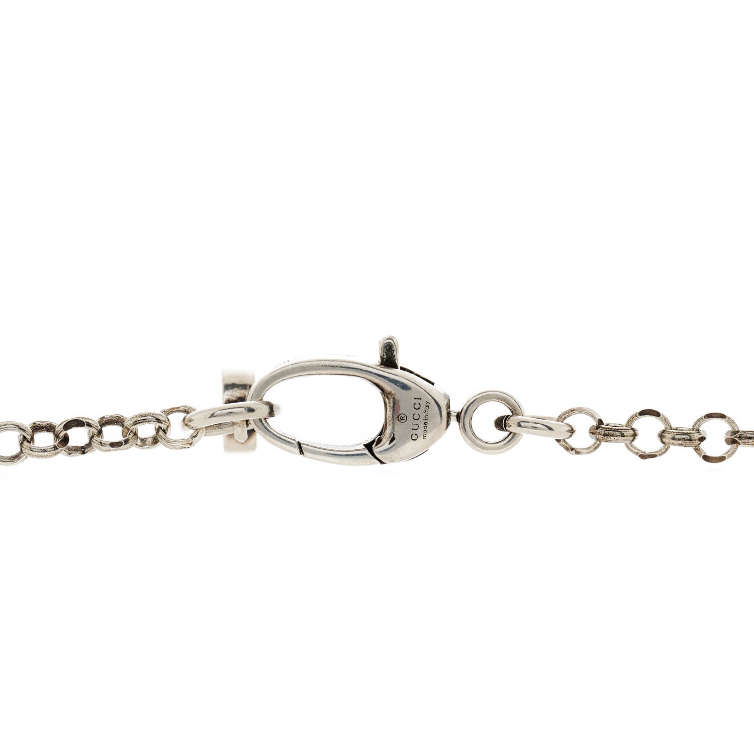 Gucci Sterling Silver Double G Key Bracelet 3 of 6