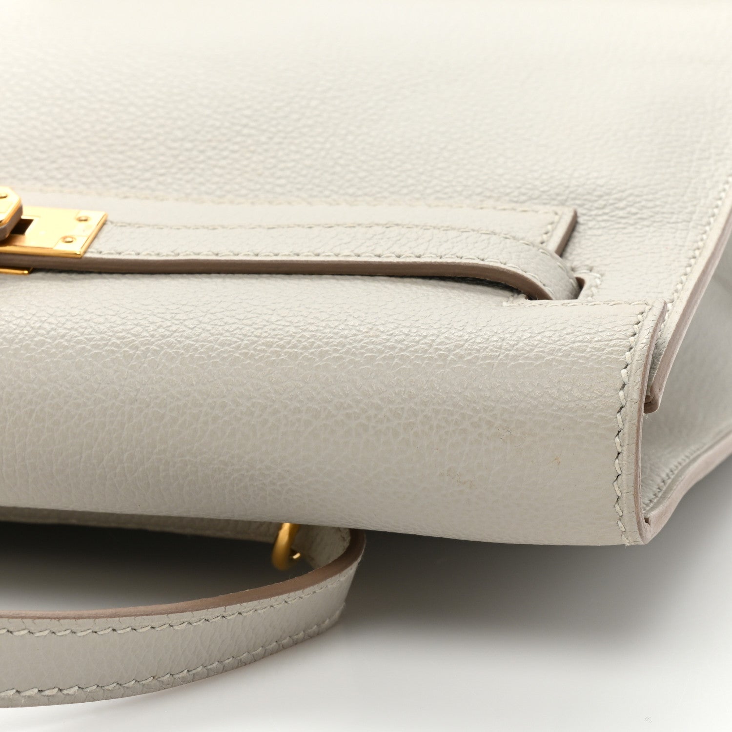 Hermes Evercolor Kelly Danse II Belt Bag Gris Perle 11 of 12