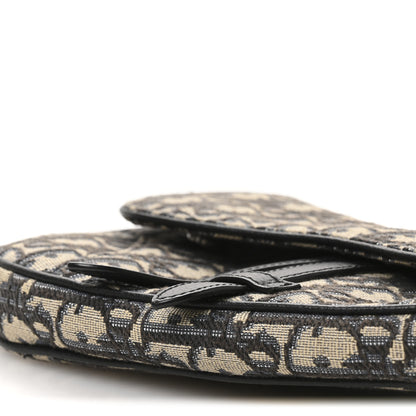 Christian Dior Oblique Mens Mini Saddle Bag Blue 10 of 10