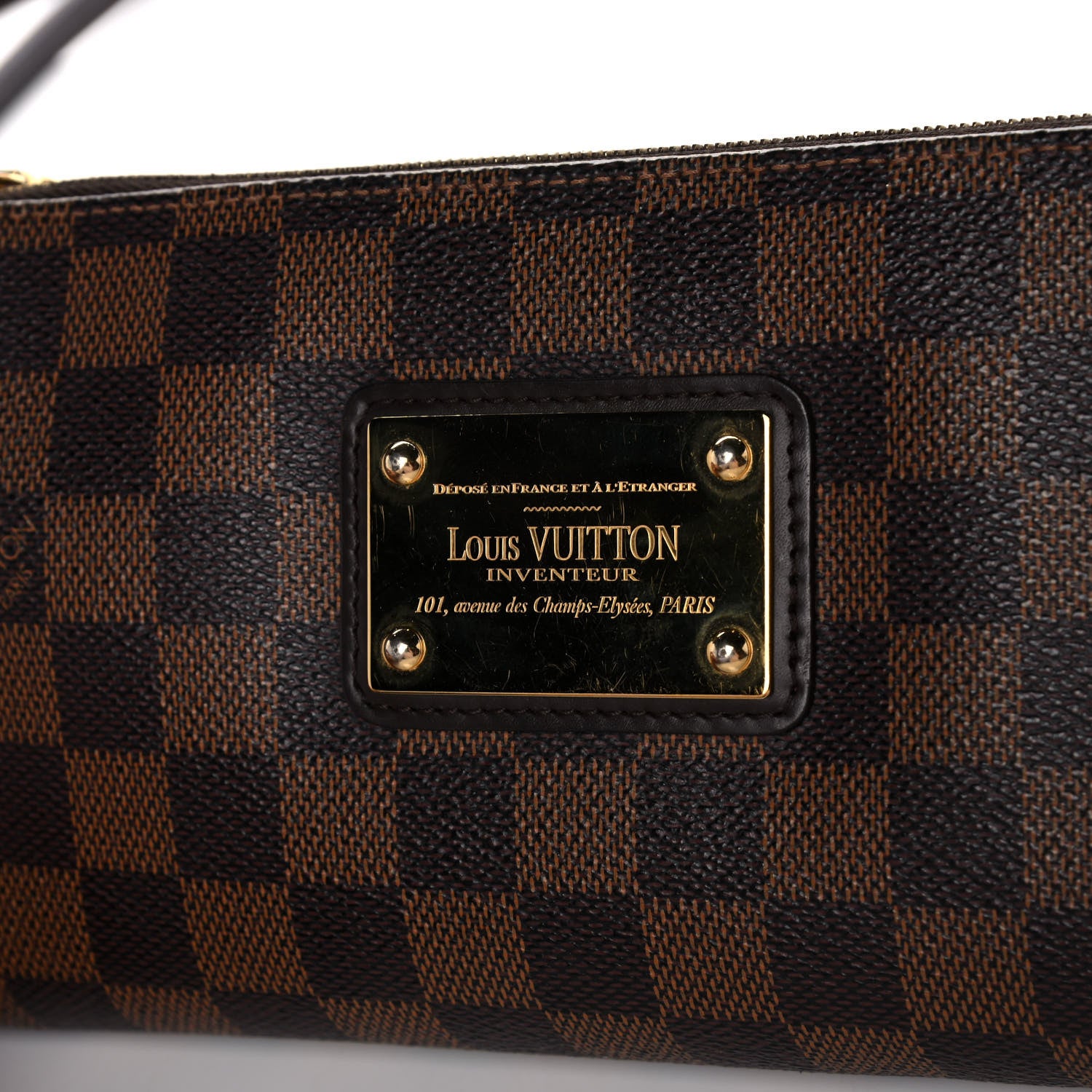 Louis Vuitton Damier Ebene Eva Clutch 12 of 13