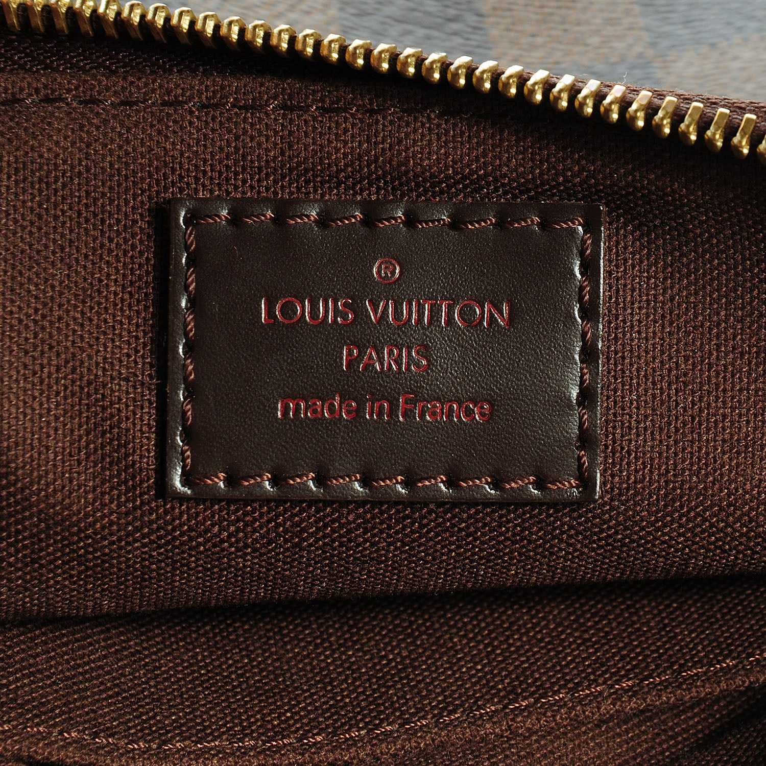 Louis Vuitton Damier Ebene Brooklyn Flat Pochette 6 of 8