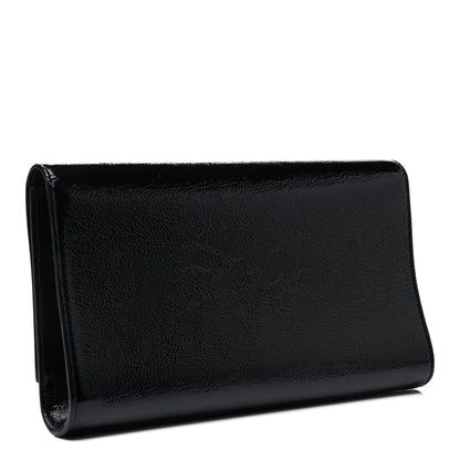 Saint Laurent Textured Patent Monogram Small Belle De Jour Clutch Black 3 of 8
