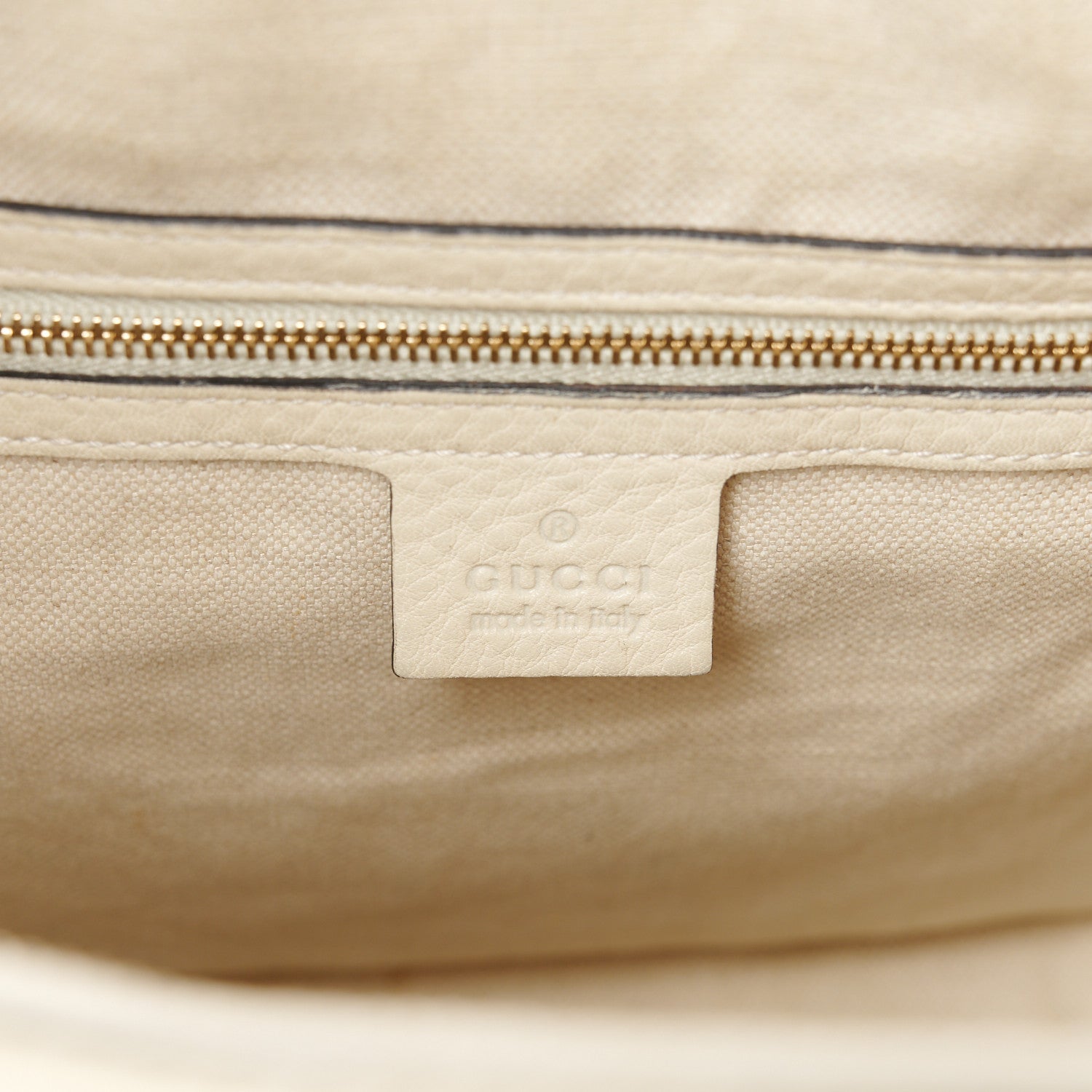 Gucci Calfskin Vintage Web Medium Boston Mystic White 7 of 14