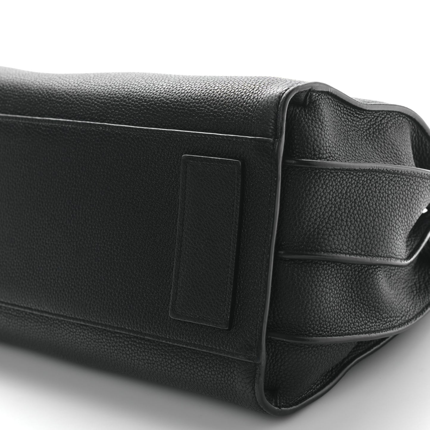 Grained Calfskin Small Supple Sac De Jour Black