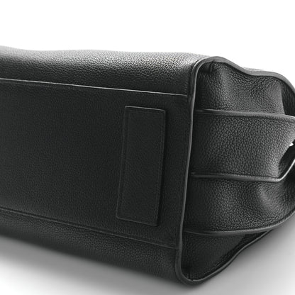 Saint Laurent Grained Calfskin Small Supple Sac De Jour Black 8 of 8