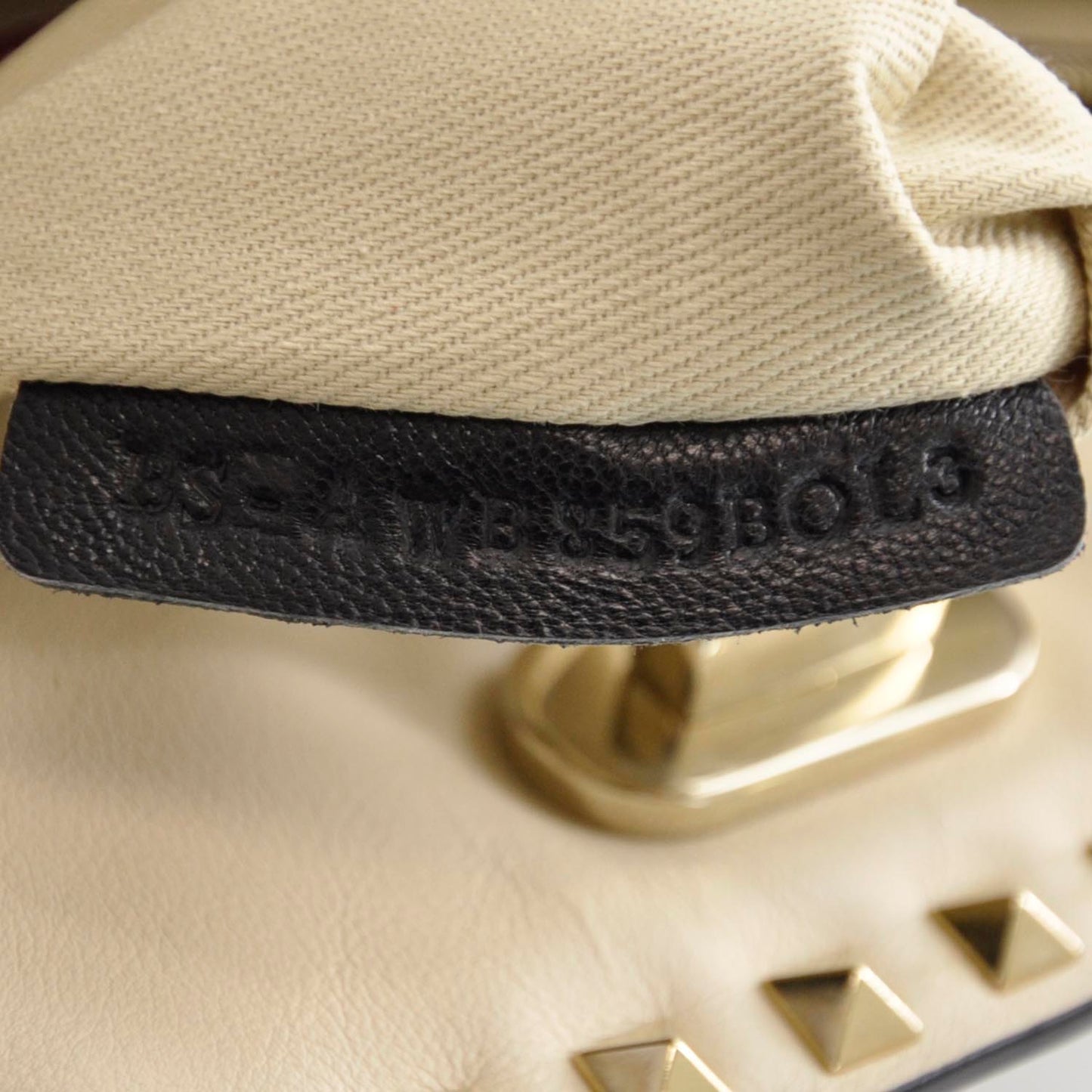 Vitello Rockstud Shoulder Satchel