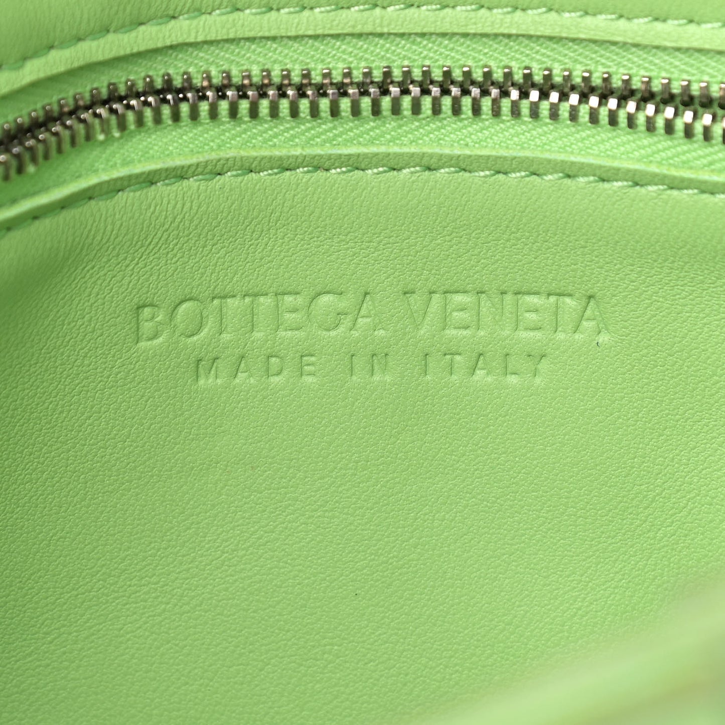 Nappa Maxi Intreccio Cassette Bag Pistachio