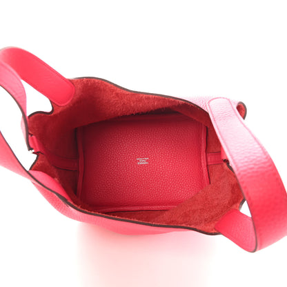 Hermes Taurillon Clemence Picotin Lock 18 PM Rose Extreme 5 of 9