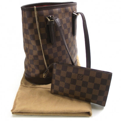 Louis Vuitton Damier Ebene Marais Bucket 23 3 of 12