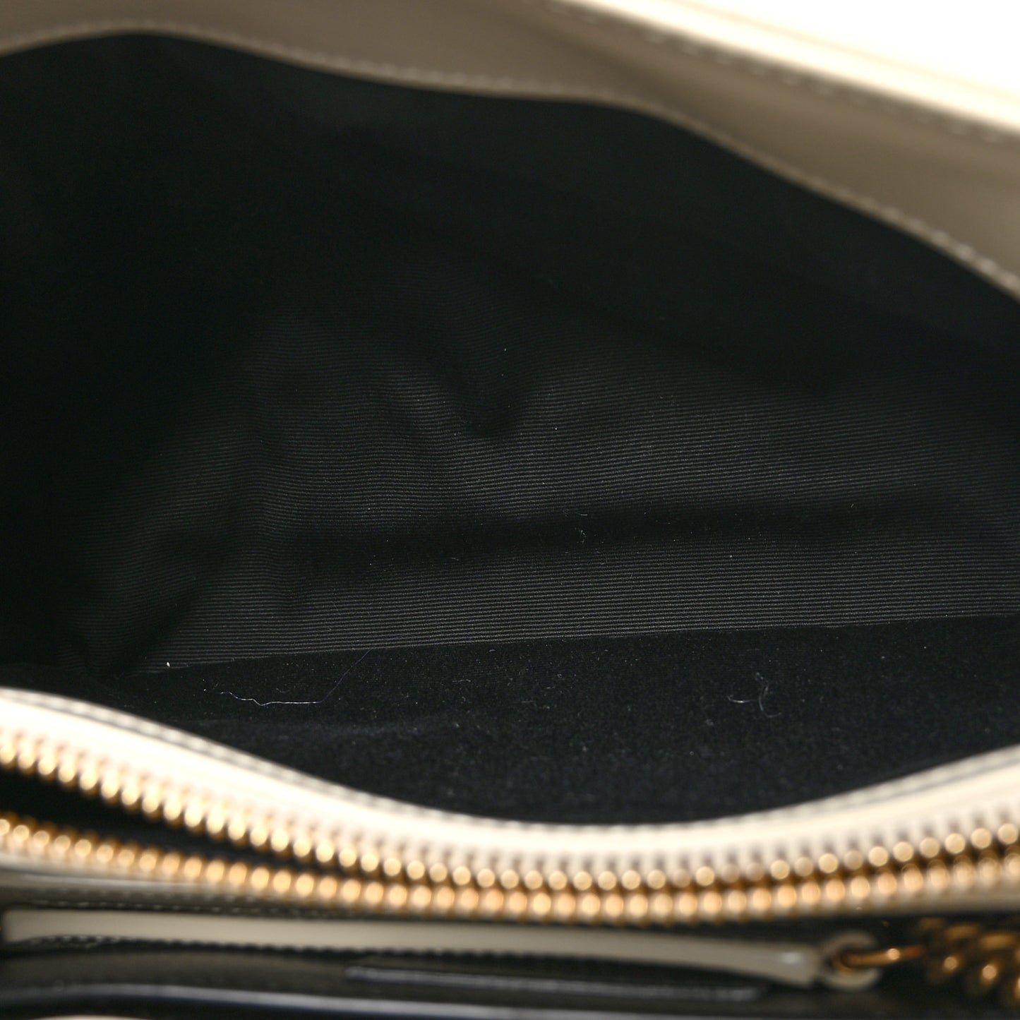 Calfskin Y Quilted Monogram Small Loulou Chain Satchel Crema Soft