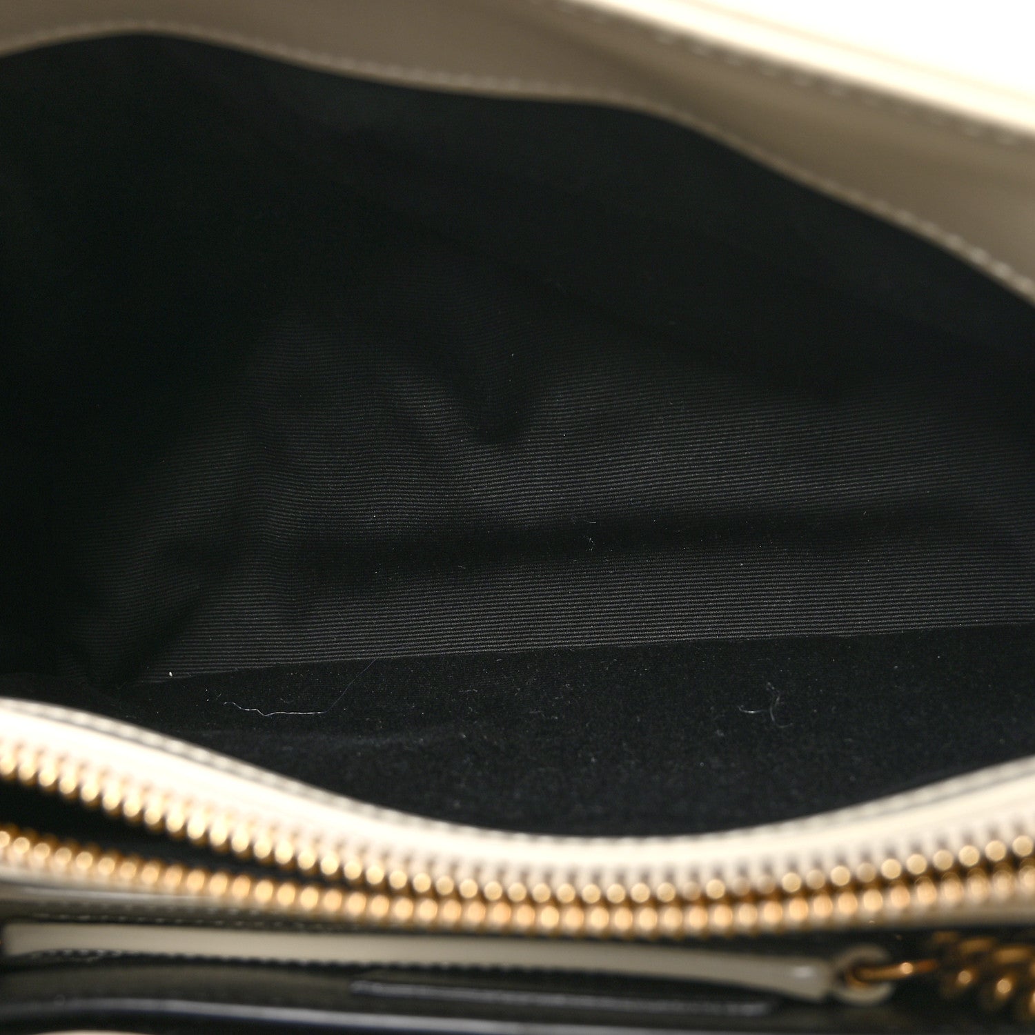Saint Laurent Calfskin Y Quilted Monogram Small Loulou Chain Satchel Crema Soft 5 of 10