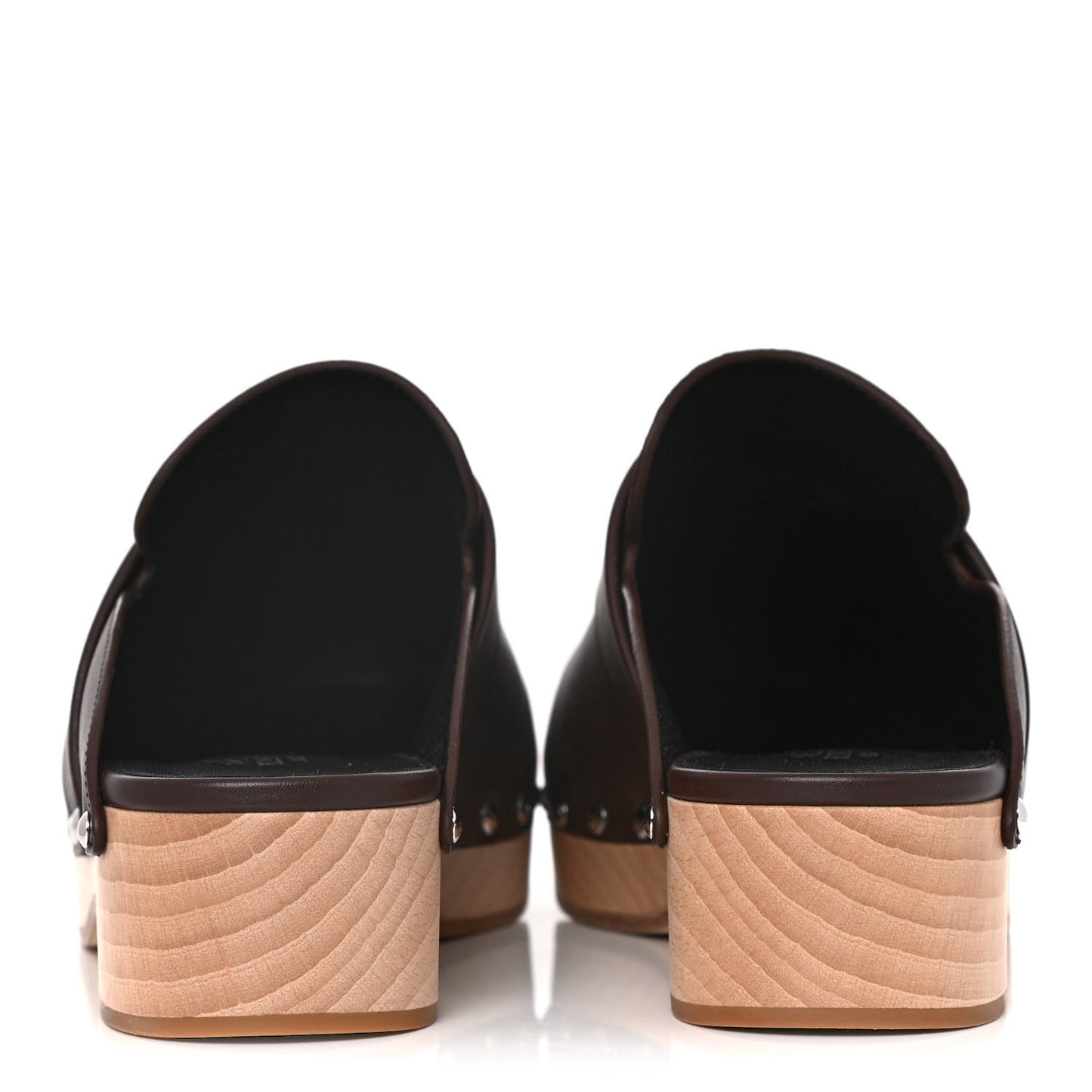Calfskin Calya Mules 37 Cafe
