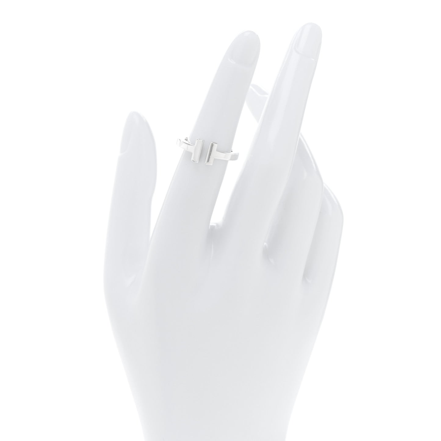 Sterling Silver T Square Ring 50 5.25