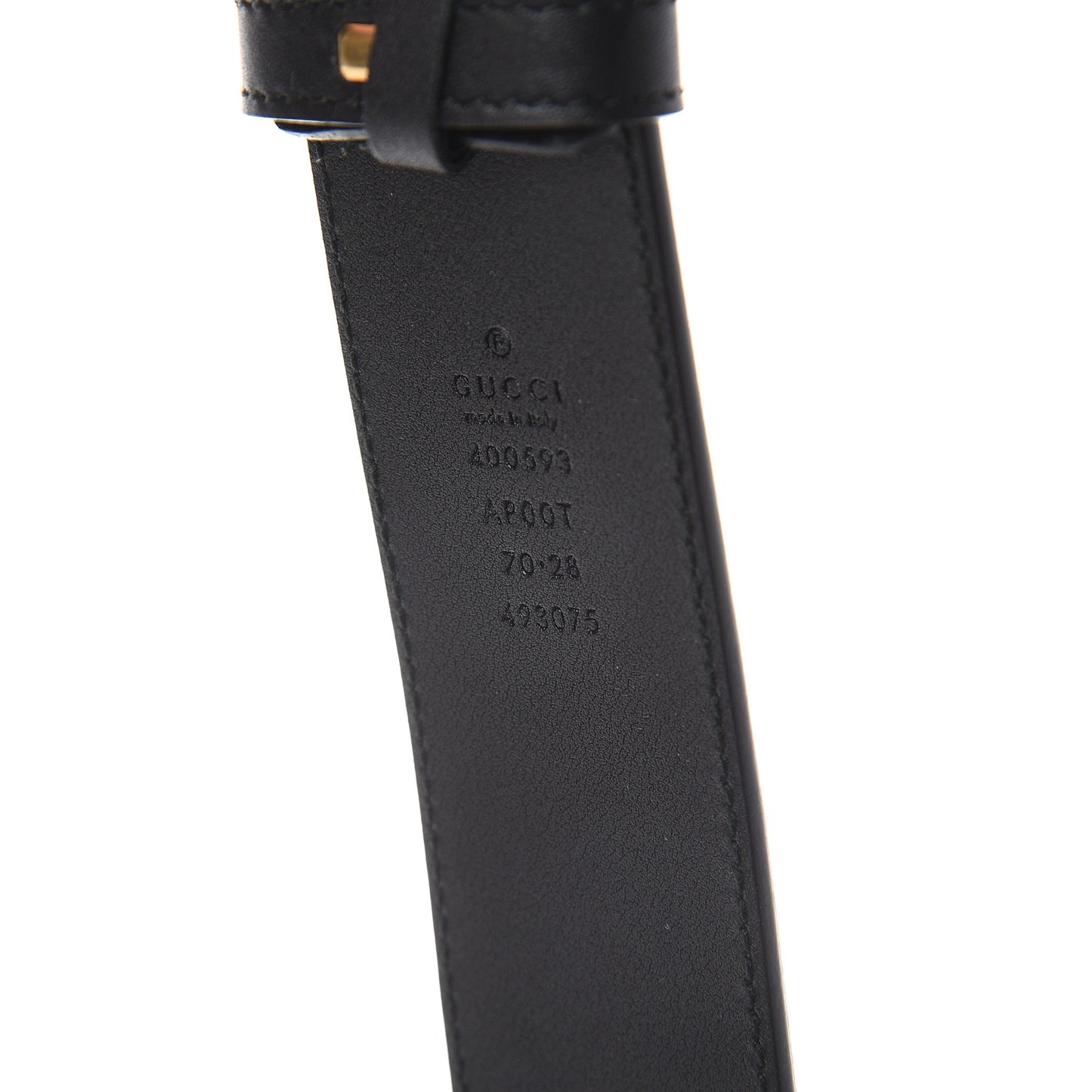 Calfskin Double G 40mm Belt 70 28 Black