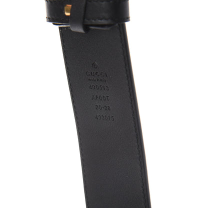 Gucci Calfskin Double G 40mm Belt 70 28 Black 5 of 5