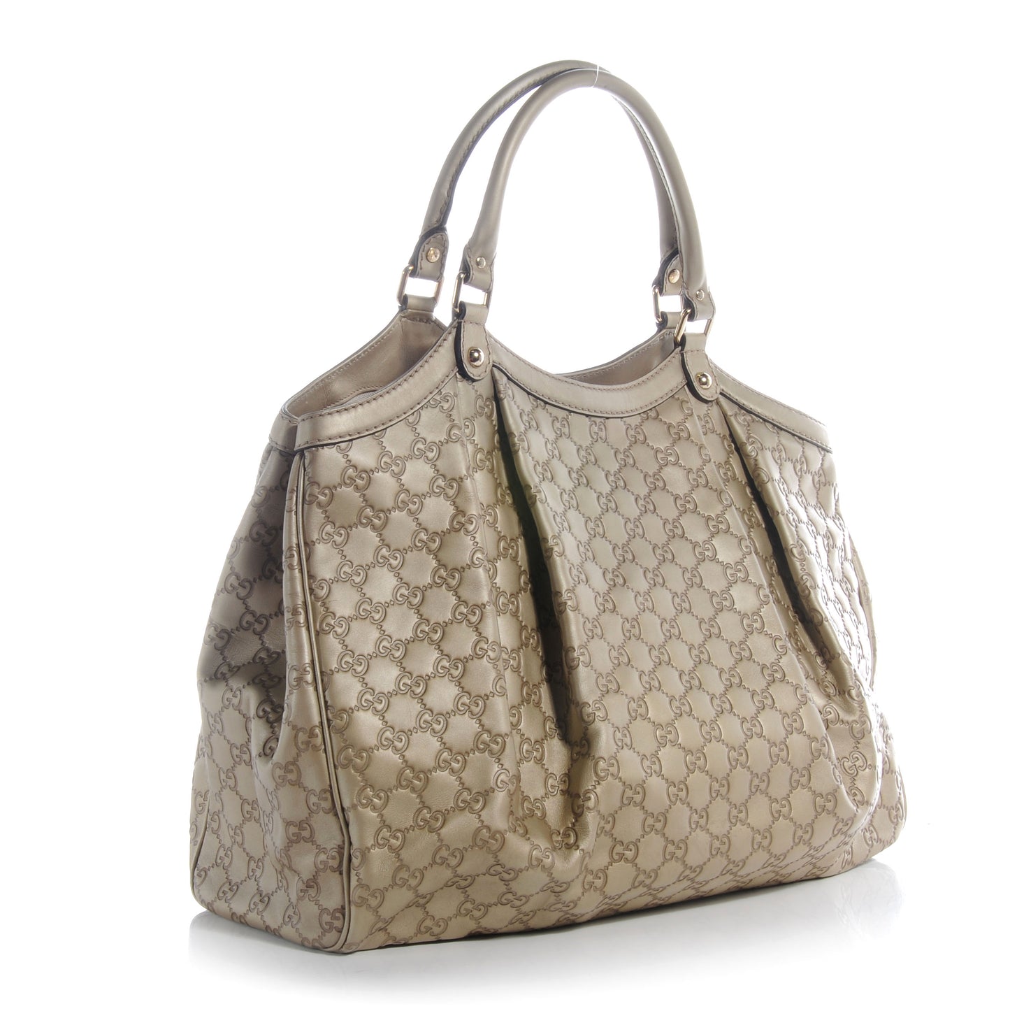 Guccissima Large Sukey Champagne
