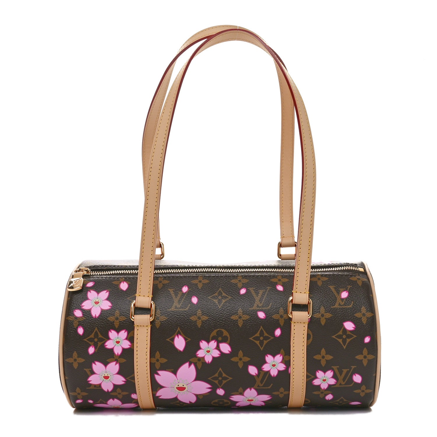 Louis Vuitton LV X TM Monogram Cherry Blossom Papillon Sakura Brown 1 of 10