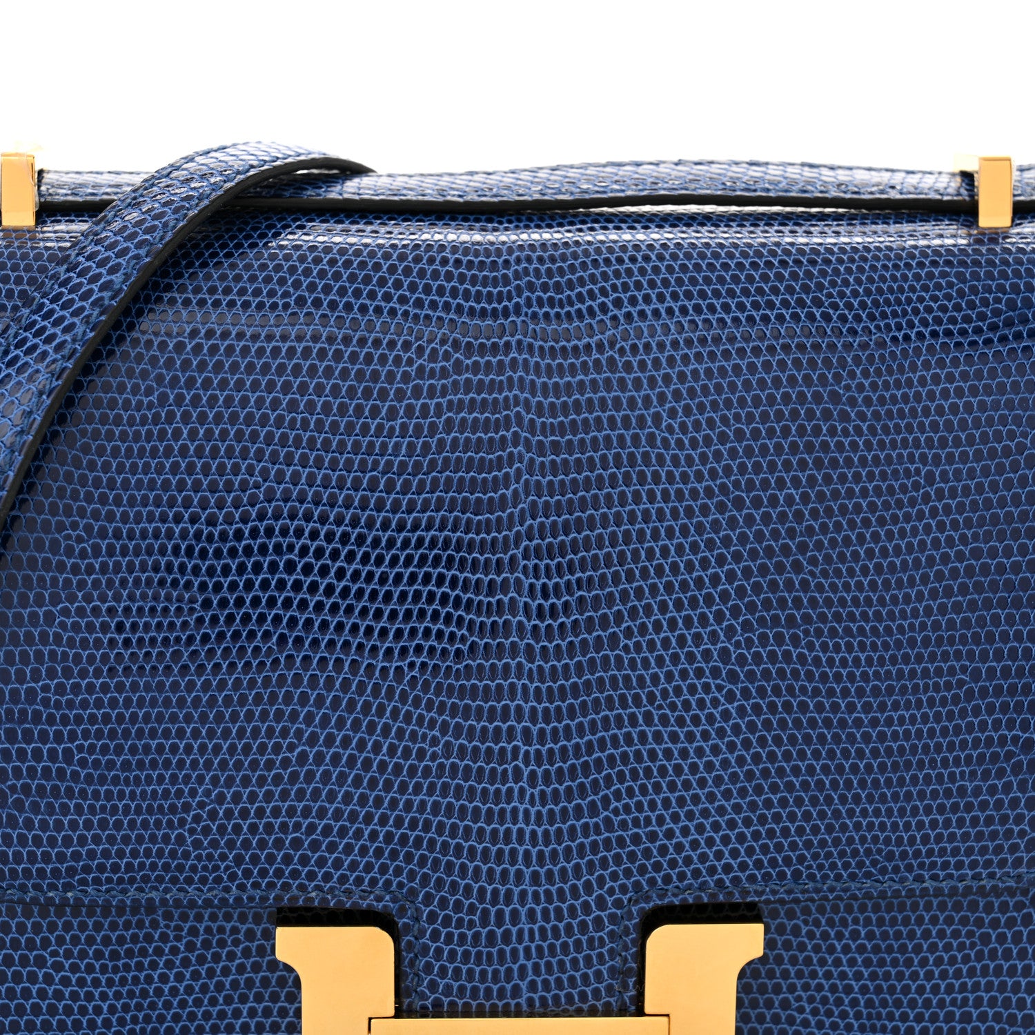 Hermes Lizard Constance 18 Bleu Saphir 8 of 13