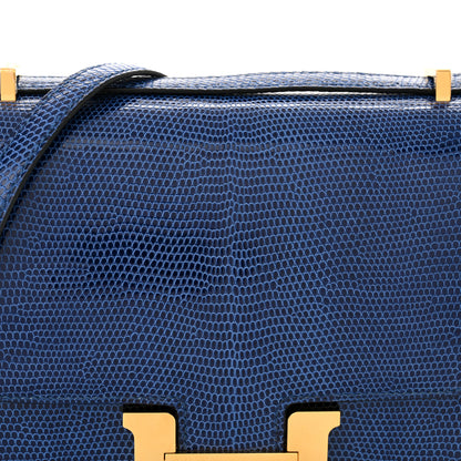Hermes Lizard Constance 18 Bleu Saphir 8 of 13
