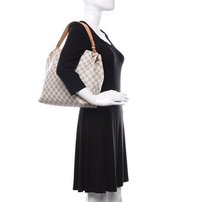 Louis Vuitton Damier Azur Graceful PM Rose Ballerine 2 of 10