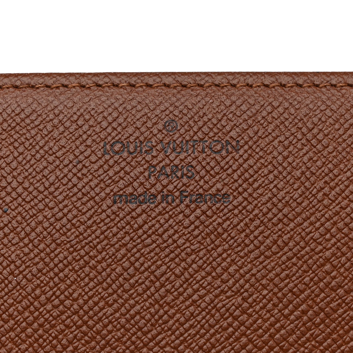 Monogram Simple Checkbook Holder Wallet