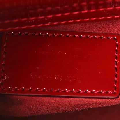 Christian Dior Patent Cannage Mini Lady Dior Red 6 of 11