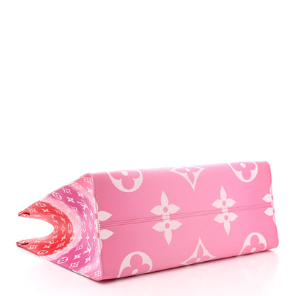 Louis Vuitton Monogram Escale Onthego GM Rouge 4 of 11
