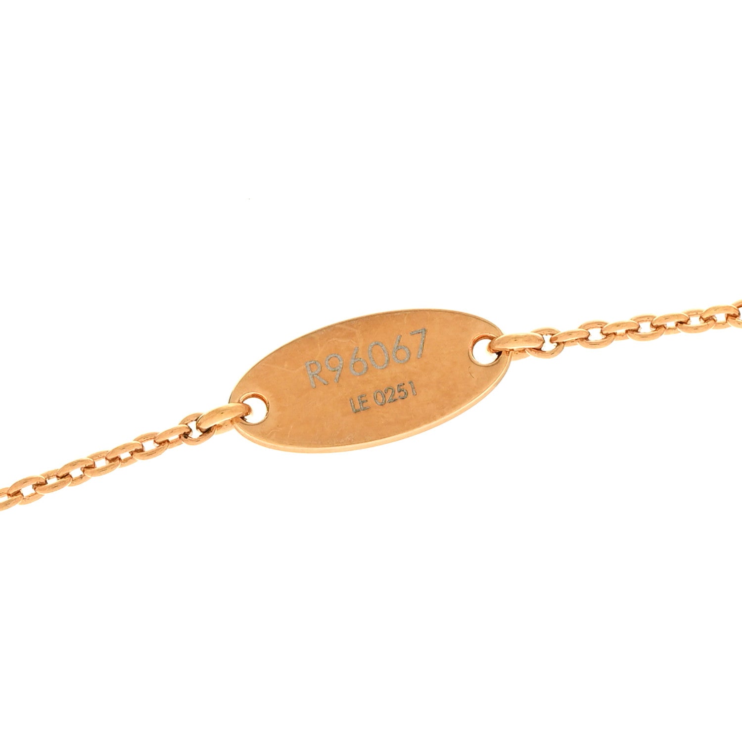 Louis Vuitton Metal Louisette Necklace Gold 6 of 7