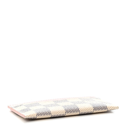 Louis Vuitton Damier Azur Daily Card Holder Rose Ballerine 3 of 4