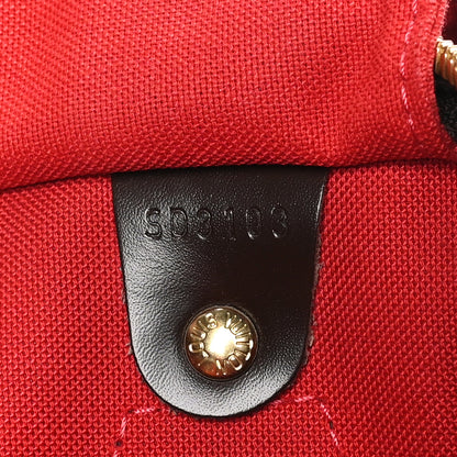 Louis Vuitton Damier Ebene Speedy Bandouliere 35 7 of 10