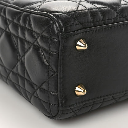 Christian Dior Lambskin Cannage Small Lucky Badges My Lady Dior Black 7 of 8