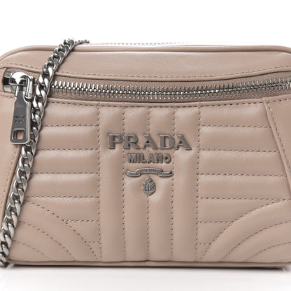 Prada Soft Calfskin Impunture Diagramme Belt Bag Cipria 8 of 8