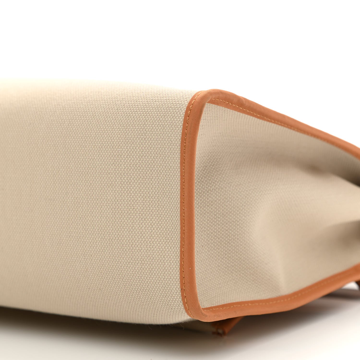 Hermes Military Toile Vache Hunter Herbag Zip 31 PM Beton Toffee 11 of 12