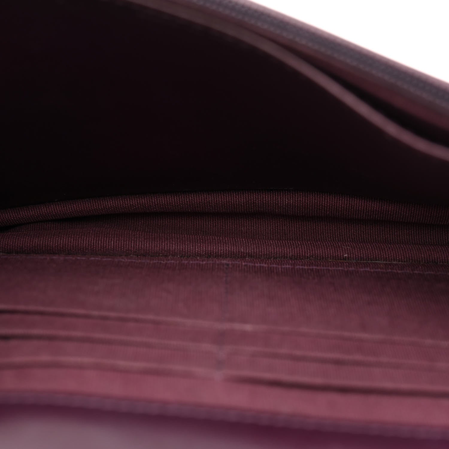 Chanel Patent Quilted Wallet On Chain WOC Purple 5 of 12