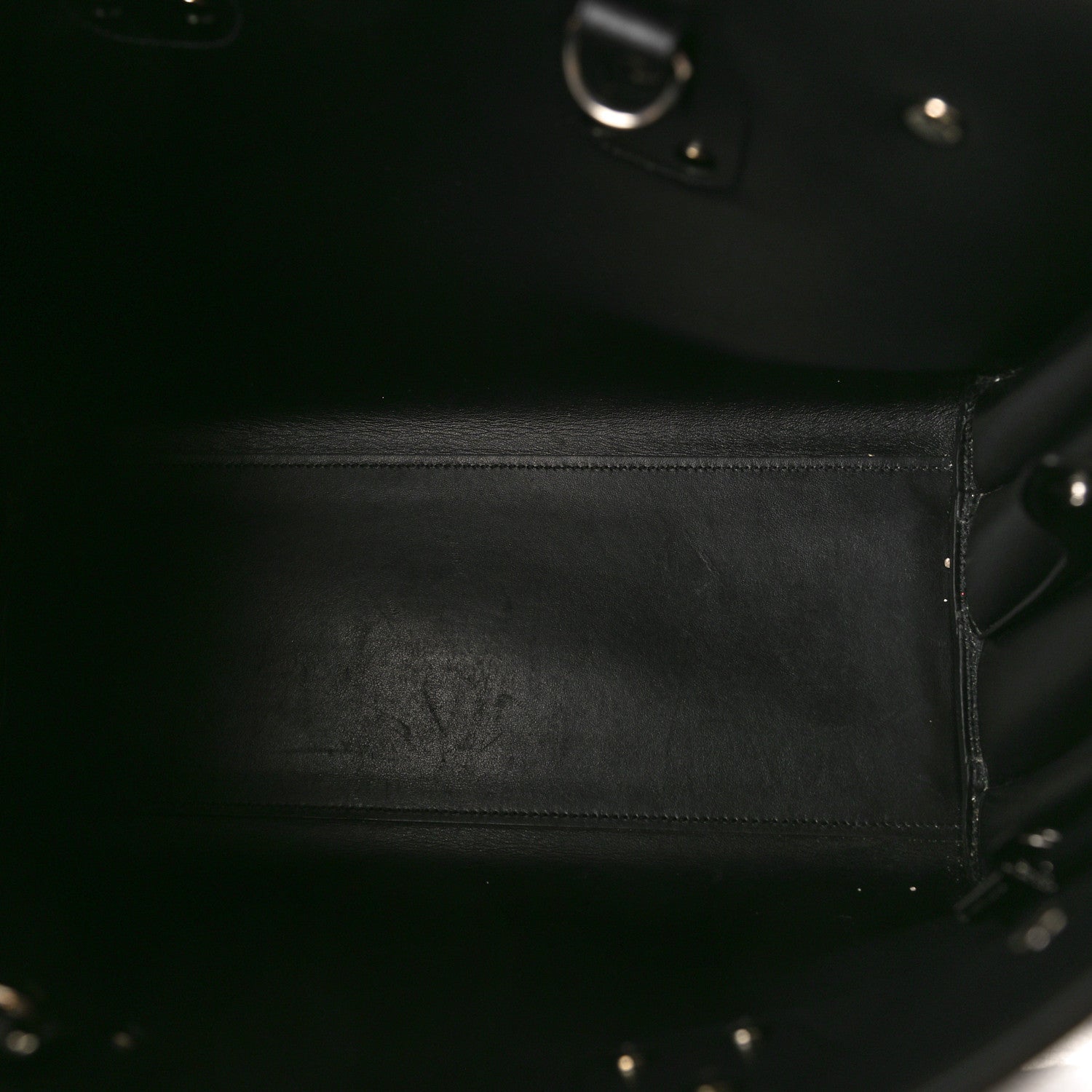 Saint Laurent Grained Calfskin Python Embossed Small Sac De Jour Black 6 of 13