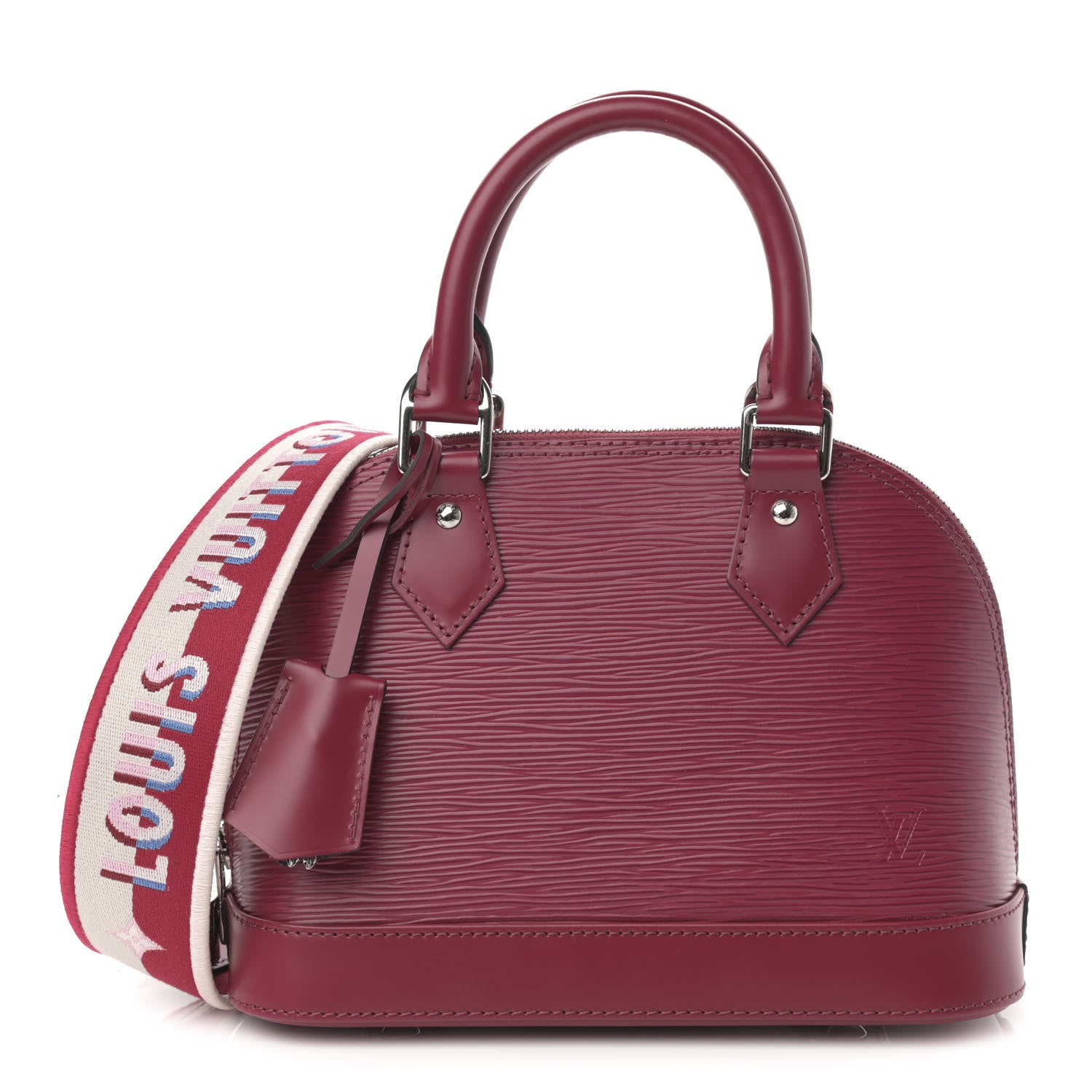 Louis Vuitton Epi Jacquard Alma BB Raspberry 1 of 9