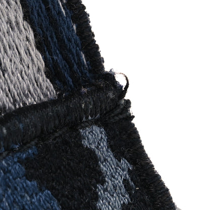 Christian Dior Canvas Mizza Embroidered Leopard Shoulder Strap Bleu Black 6 of 6